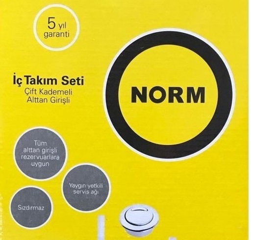 NORM%20ÇİFT%20BASMALI%20REZERVUAR%20KLOZET%20İÇ%20TAKIM%20SETİ%20ÇİFT%20KADEMELİ%20ALTTAN%20GİRİŞLİ%203/6%20LT%20-%20330B1011