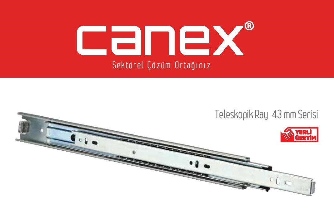 CANEX%20BİLYALI%20TELESKOPİK%20ÇEKMECE%20RAYI%2030%20CM%20(%202%20ADET%20=%201%20TAKIM%20)