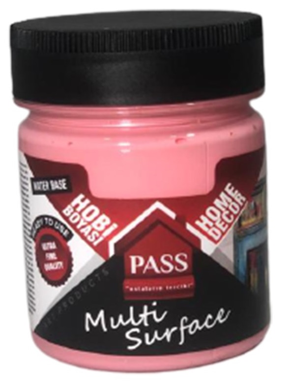 PASS%20MULTİ%20SURFACE%20HOBİ%20BOYASI%201028%20PASTEL%20PEMBE%20120%20CC