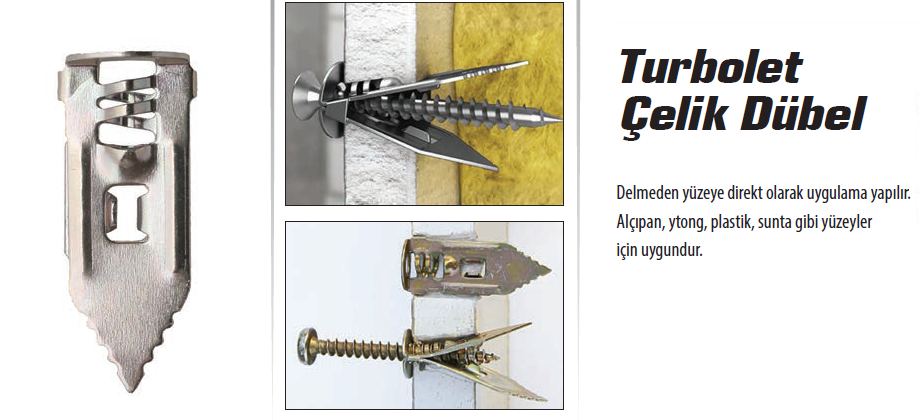 TURBOLET%20ALÇIPAN%20ÇELİK%20DÜBEL%2028%20MM%20KISA%20(%20100%20ADET%20)