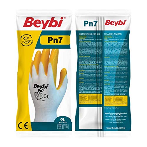 BEYBİ%20PN7%20POLYESTER%20ÖRME%20NİTRİL%20İŞ%20ELDİVENİ