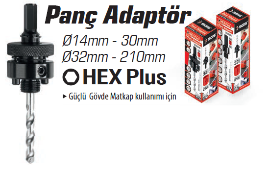 SGS%20PANÇ%20ADAPTÖRÜ%20HEX%20PLUS%2032%20MM%20-%20210%20MM