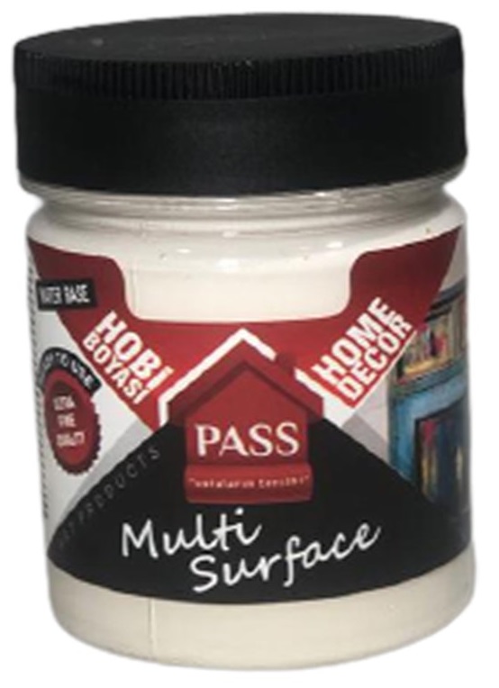 PASS%20MULTİ%20SURFACE%20HOBİ%20BOYASI%201003%20FİLDİŞİ%20120%20CC