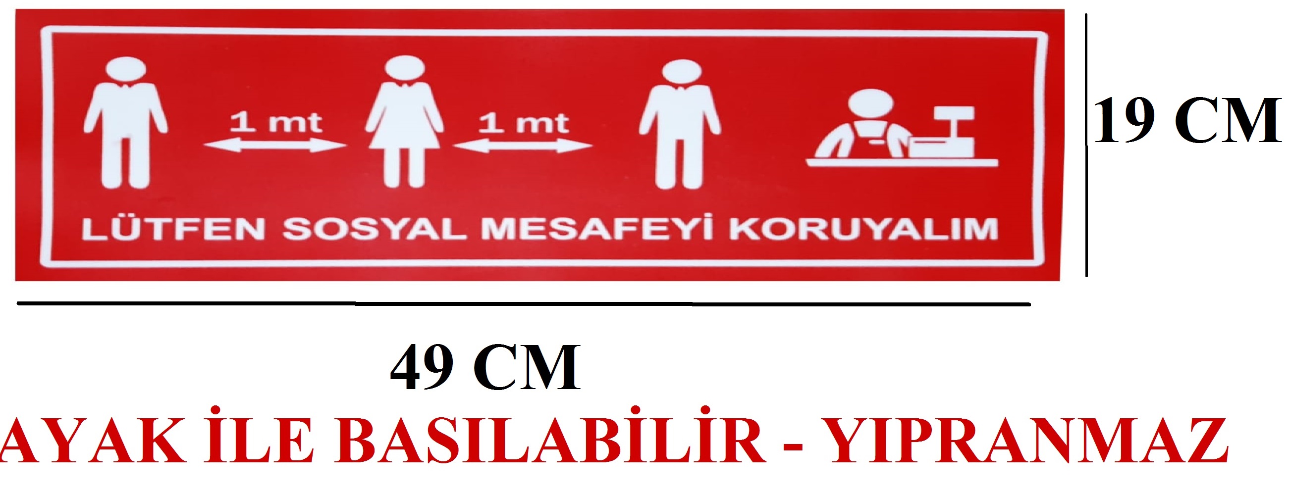 SOSYAL%20MESAFE%20STİCKER%20SALGIN%20VİRÜS%20İKAZ%20EMNİYET%20UYARI%20LEVHASI