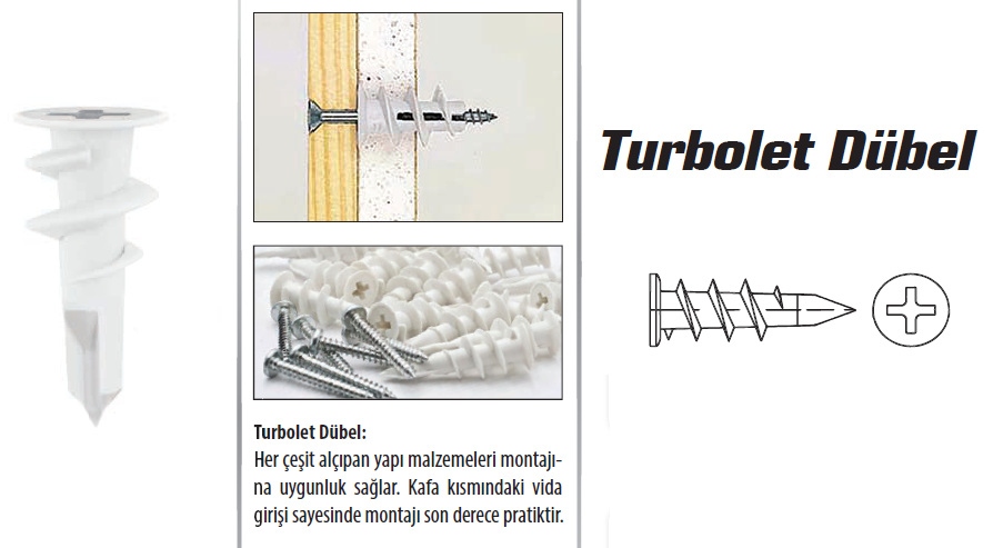 TURBOLET%20MATKAP%20UÇLU%20DÜBEL%2013%20MM%20(%20500%20ADET%20)