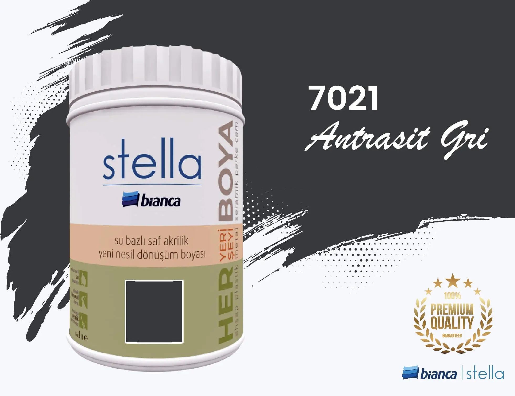 BİANCA%20STELLA%20SU%20BAZLI%20SAF%20AKRİLİK%20BOYA%201%20LİTRE%20ANTRASİT%20GRİ