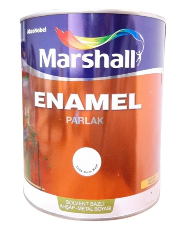 MARSHALL%20ENAMEL%20SENTETİK%20SOLVENT%20BAZLI%20AHŞAP%20&%20METAL%20BOYASI%20PARLAK%200.75%20LİTRE%20(KUMBEJİ)