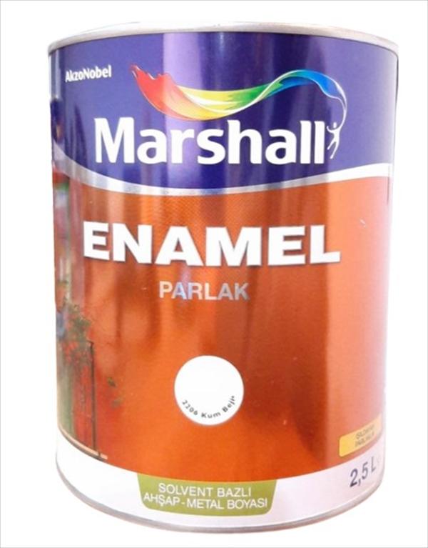 MARSHALL%20ENAMEL%20SENTETİK%20SOLVENT%20BAZLI%20AHŞAP%20&%20METAL%20BOYASI%20PARLAK%202.5%20LİTRE%20(KUMBEJİ)