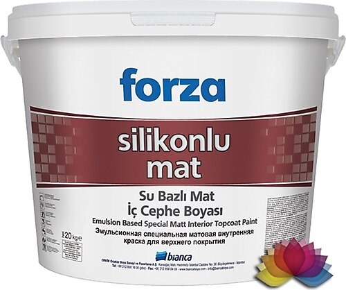 BİANCA%20FORZA%20SİLİKONLU%20MAT%20SU%20BAZLI%20İÇ%20CEPHE%20BOYASI%2010%20KG%20(BEYAZ)