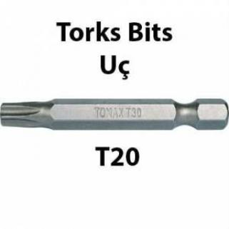 TOMAX MIKNATISLI MANYETİK TORX BİTS UÇ T20 x 50 MM ( 2 ADET )