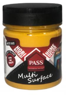 PASS MULTİ SURFACE HOBİ BOYASI 1019 OKSİT SARI 120 CC