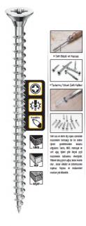 SUNTA VİDASI 6 x 70 MM ( 300 ADET )