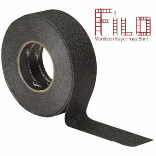 FİLO ZEMİN MERDİVEN KAYDIRMAZ BANT SİYAH 25 MM x 10-15-25 METRE