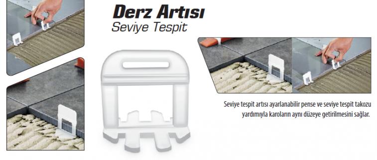 SEVİYE TESPİT DERZ ARTISI 1 MM ( 100 ADET )