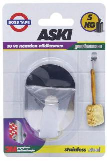 BOSS TAPE 3M PASLANMAZ INOX BÜYÜK BOY ASKI TEKLİ 5 KG TAŞIR