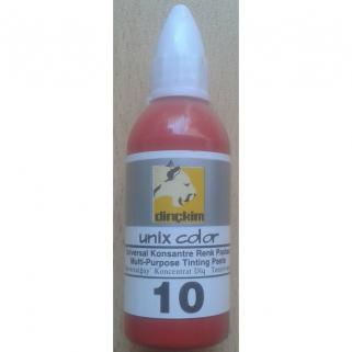 UNİX COLOR SU BAZLI AKRİLİK BOYA VE RENKLENDİRİCİ (KIRMIZI) 20 ML