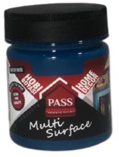 PASS MULTİ SURFACE HOBİ BOYASI 1062 TURKUAZ 120 CC