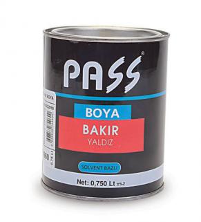 PASS BAKIR YALDIZ BOYA 0.750 LİTRE