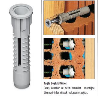 TUĞLA BOŞLUK DÜBELİ 10 MM ( 500 ADET )