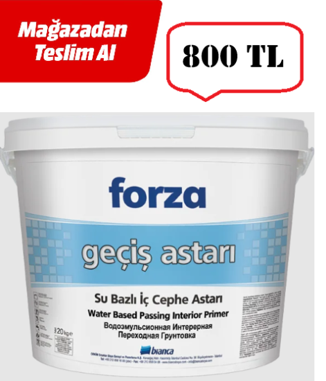 BİANCA FORZA SU BAZLI İÇ CEPHE DUVAR DÖNÜŞÜM GEÇİŞ ASTARI 10 KG (BEYAZ)