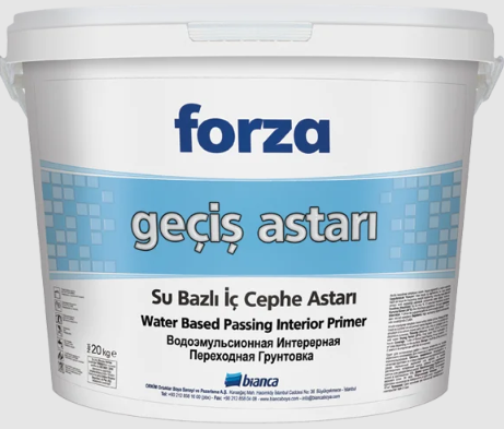 BİANCA FORZA SU BAZLI İÇ CEPHE DUVAR DÖNÜŞÜM GEÇİŞ ASTARI 3 KG (BEYAZ)