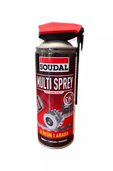 SOUDAL MULTİ SPREY ÇOK AMAÇLI PAS SÖKÜCÜ YAĞLAYICI 400 ML (YENİ TARİHLİ) 8 İN 1