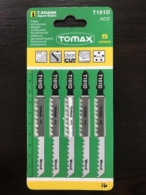 TOMAX T101D HSS AĞAÇ DEKUPAJ AĞZI (5 ADET) SERT TEMİZ KESİM