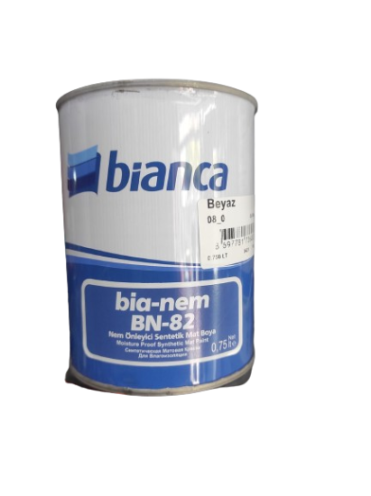 BİANCA BİA-NEM RUTUBET ÖNLEYİCİ SENTETİK MAT BOYA 1 KG (BEYAZ)