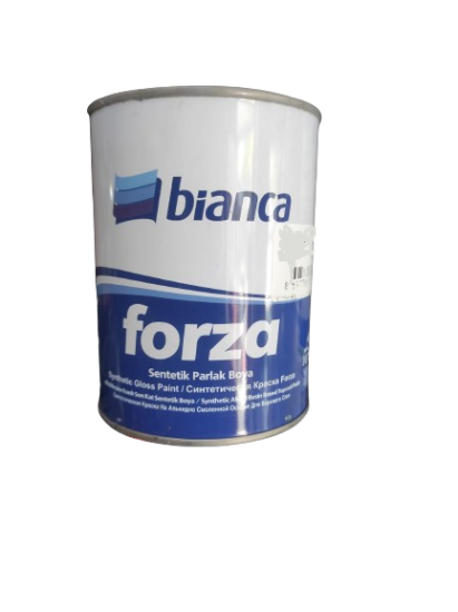 BİANCA FORZA SENTETİK SOLVENT BAZLI AHŞAP & METAL BOYASI PARLAK0,75 KG (SİYAH)