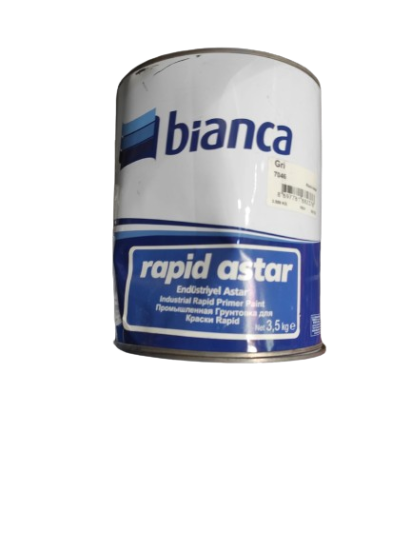 BİANCA RAPİD ENDÜSTRİYEL BOYA ASTARI - GRİ 3,5 KG