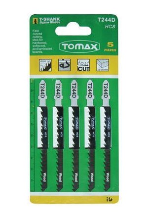 TOMAX%20T244D%20HSS%20AĞAÇ%20DEKUPAJ%20AĞZI%20(5%20ADET)%20KAVİSLİ%20KESİM