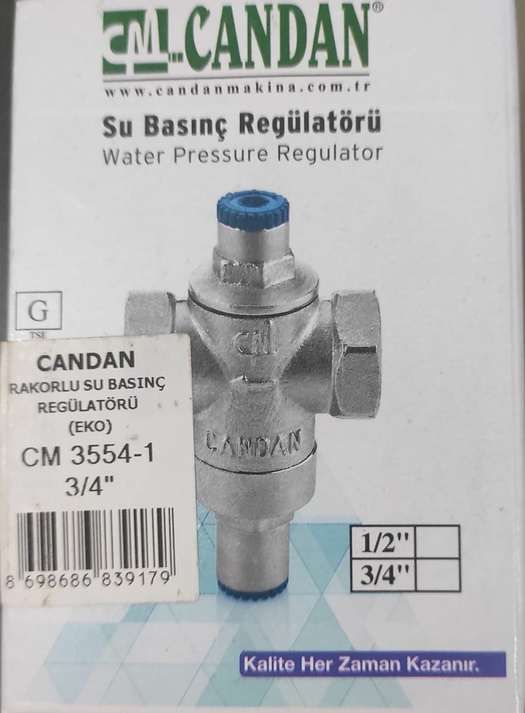 CANDAN%20SU%20BASINÇ%20REGÜLATÖRÜ%203/4’’%20DÜŞÜRÜCÜ%20(%20REKORLU%20)