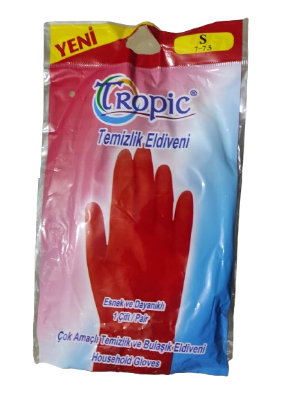 Tropic%20Çok%20Amaçli%20Temizlik%20Ve%20Bulaşık%20Eldiveni%20S%207-7,5